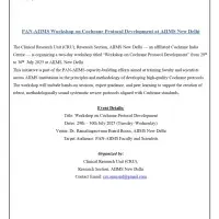 Workshop on Cochrane Protocol Development