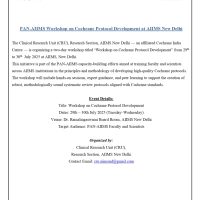 Workshop on Cochrane Protocol Development