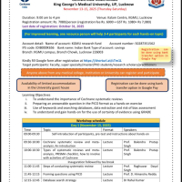 Cochrane Systematic review/meta-analysis workshop